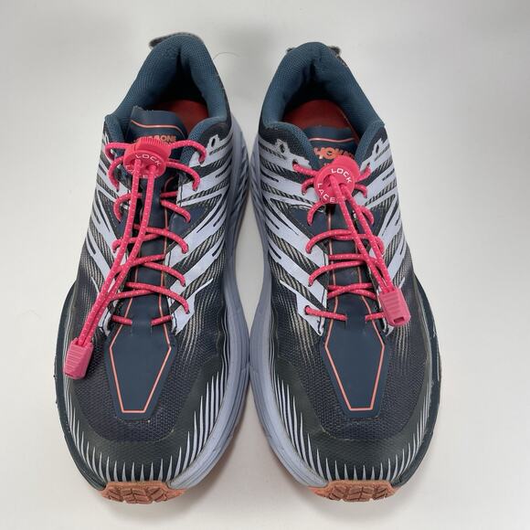 Hoka One One Speedgoat 4 Running Shoe Women Size 9 Purple Sneaker Vibram Trail - Picture 12 of 12